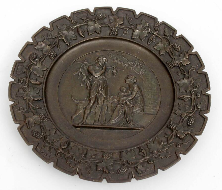 Metal decorative plate
