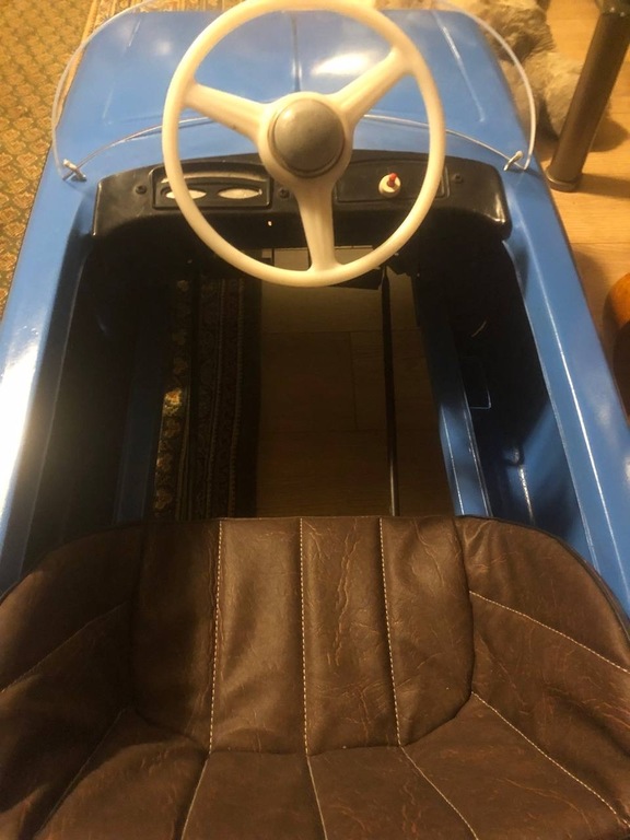 A rare pedal car Moskvich