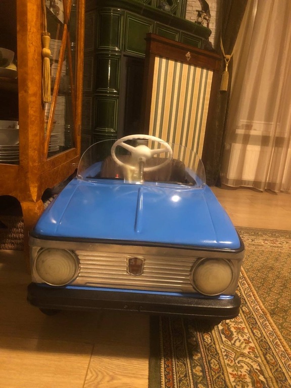 A rare pedal car Moskvich