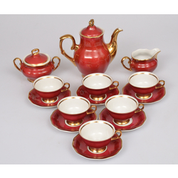 Porcelain coffee service for 6 people