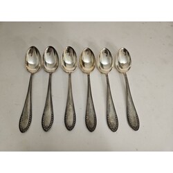 Silver spoons, 6 pcs.