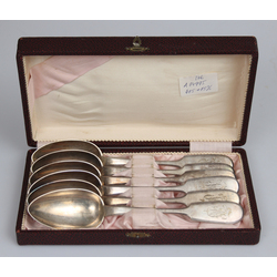 Silver tablespoons (6 pcs.)