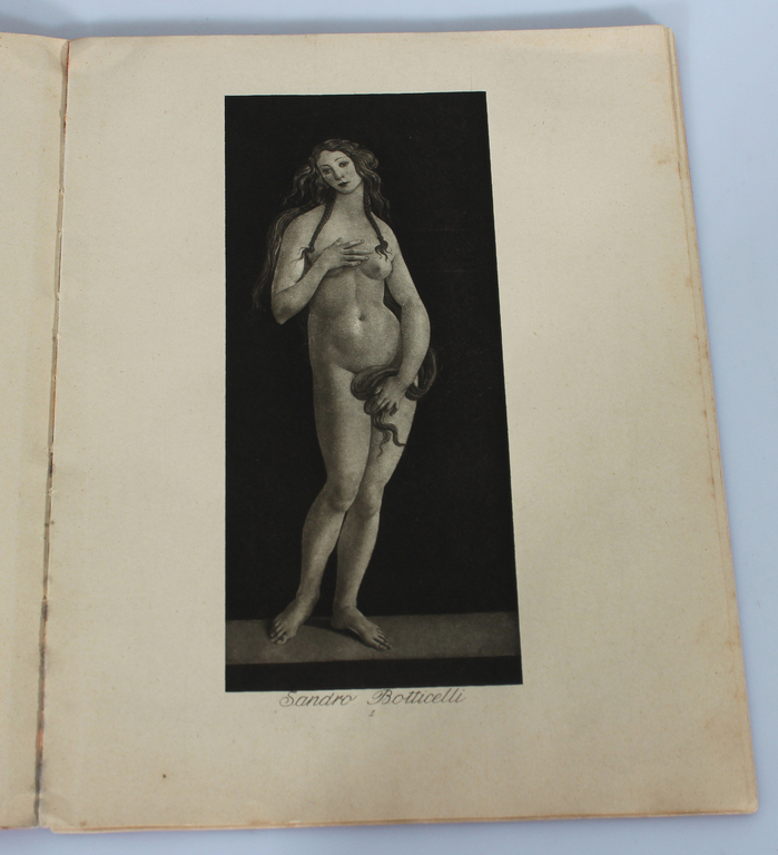 Книга ''Die Venus un der ifalienischen Malerei'' с иллюстрациями