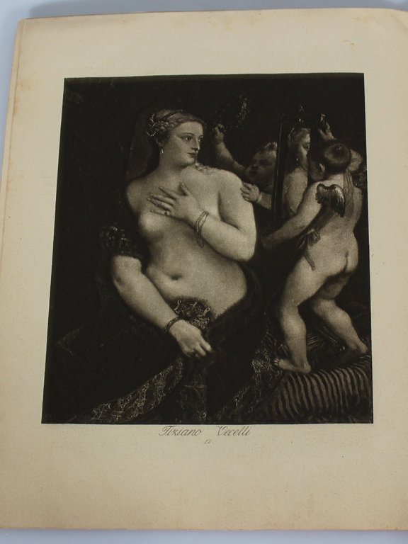Книга ''Die Venus un der ifalienischen Malerei'' с иллюстрациями