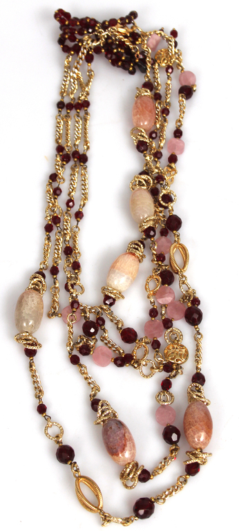Beads with rose quartz
