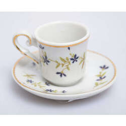 Kuznetsov teacup with saucer, from the children's set