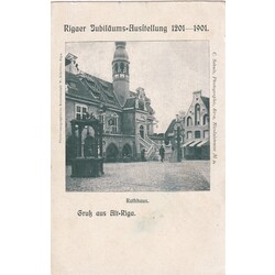Rīgas izstāde 1901.gadā.Rātsnams.