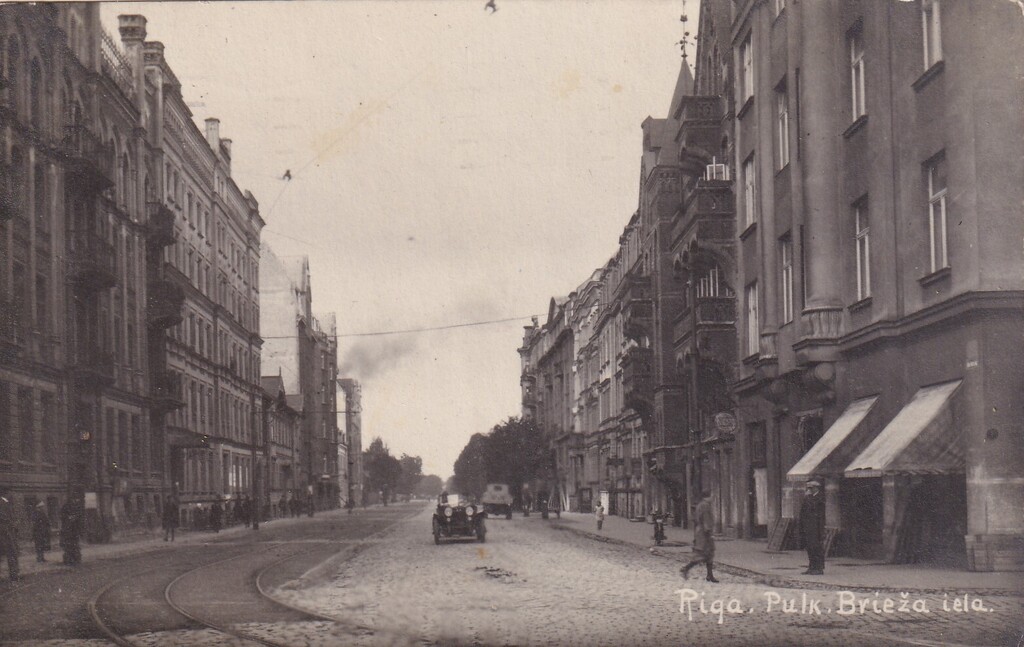 Riga. Pulkveža Brieža street.