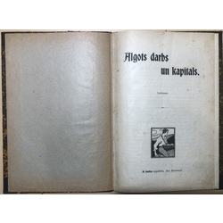 Wage labor and capital. Published by A. Gulbja, St. Petersburg, 1905.