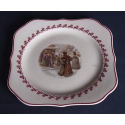 Porcelain plate „Old Russia”