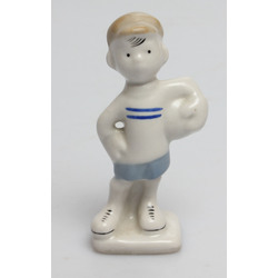 Porcelain figurine “Youth footballer”