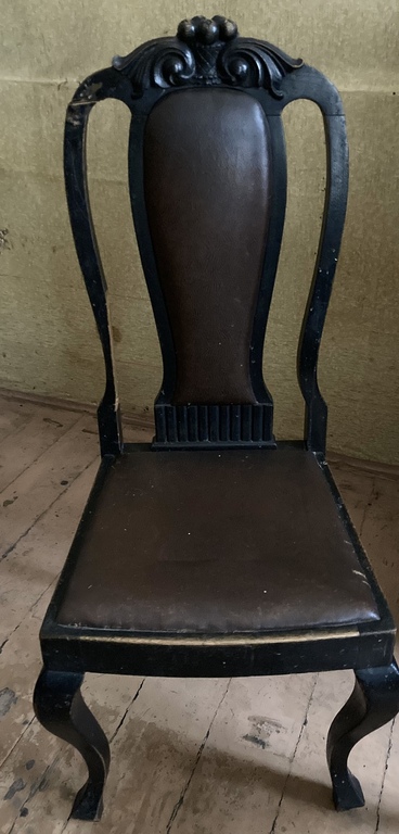 Кресла латышского периода, изготовленные вручную из дуба и вышивки 1930-е годы Рига