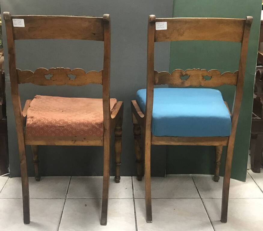Элегантные стулья Бидермейера (2 шт.)