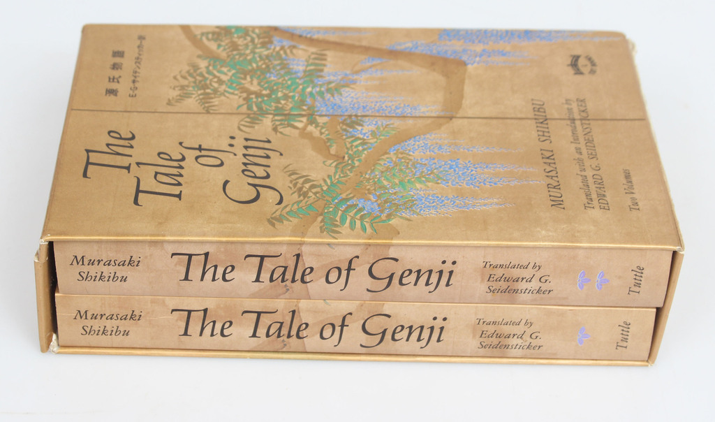 Murasaki Shikibu, The Tale of Genji 2 grāmatas oriģinālajā kastē
