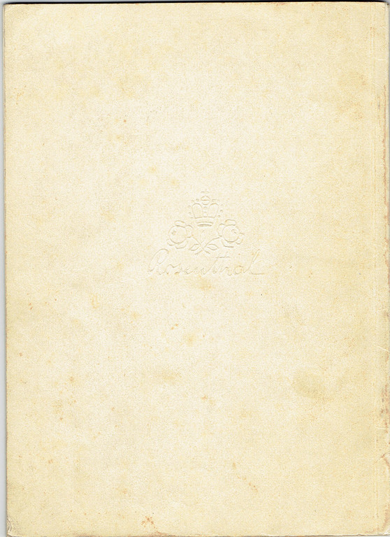 Rosenthal фарфоровый каталог