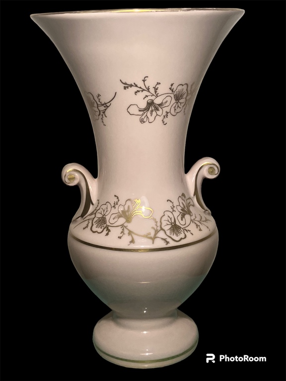KUZNETCOVA розовая фарфоровая ваза h-29 см