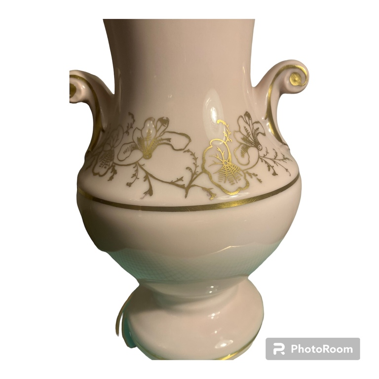 KUZNETCOVA pink porcelain vase h-29 cm