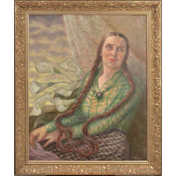 Портрет женщины с камеей