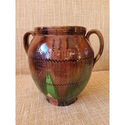 Authentic ceramic pot from Latgale.