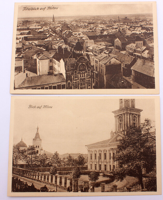 2 postcards Jelgava