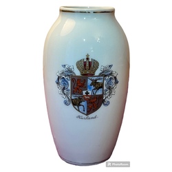 Vase with the Courland coat of arms, W RAEDER LIBAU