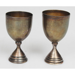 Silver cups (2 pcs.)