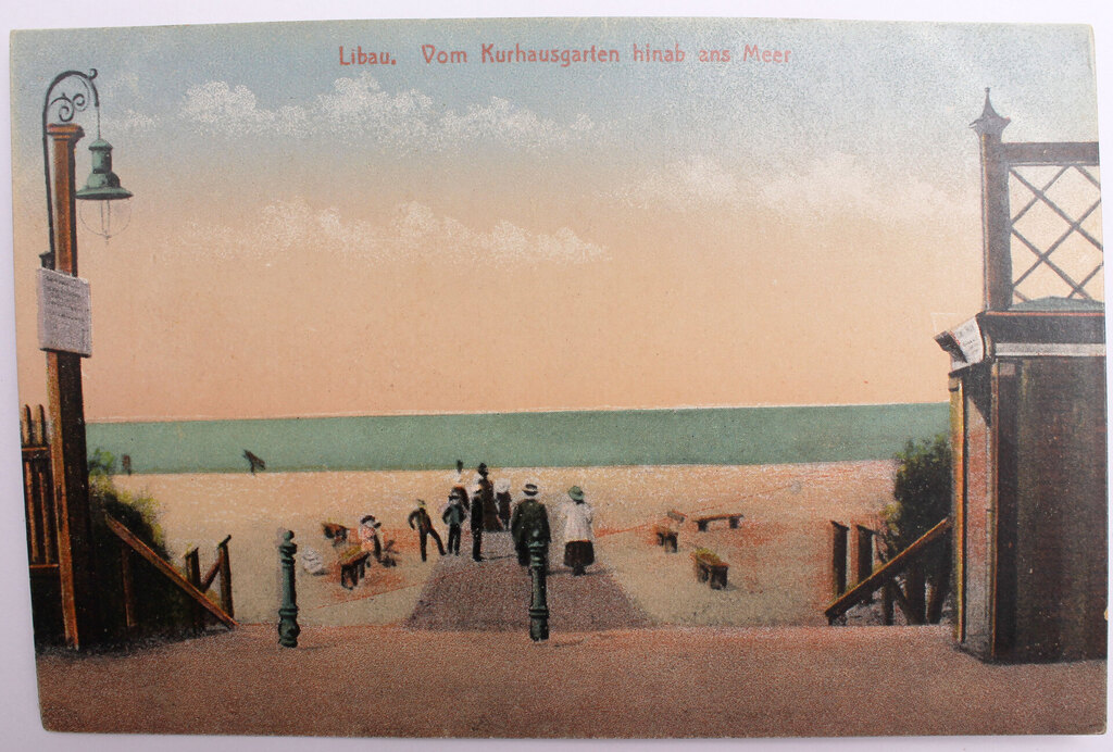 Postcard Liepāja Beach