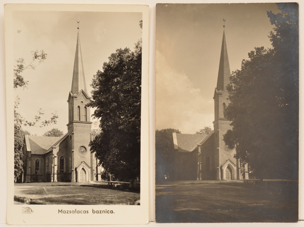 Postcards with Latvian churches, 8 pcs. 