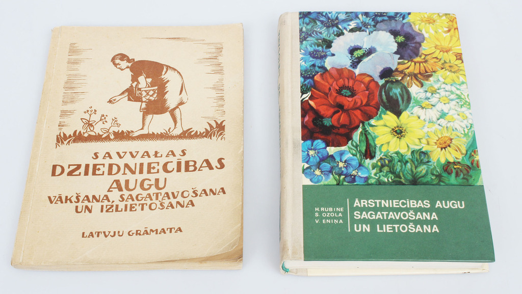 2 books on medicinal plants