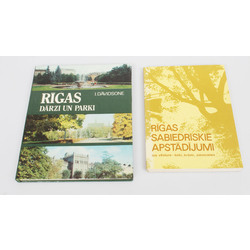 2 grāmatas par Rīgas parkiem