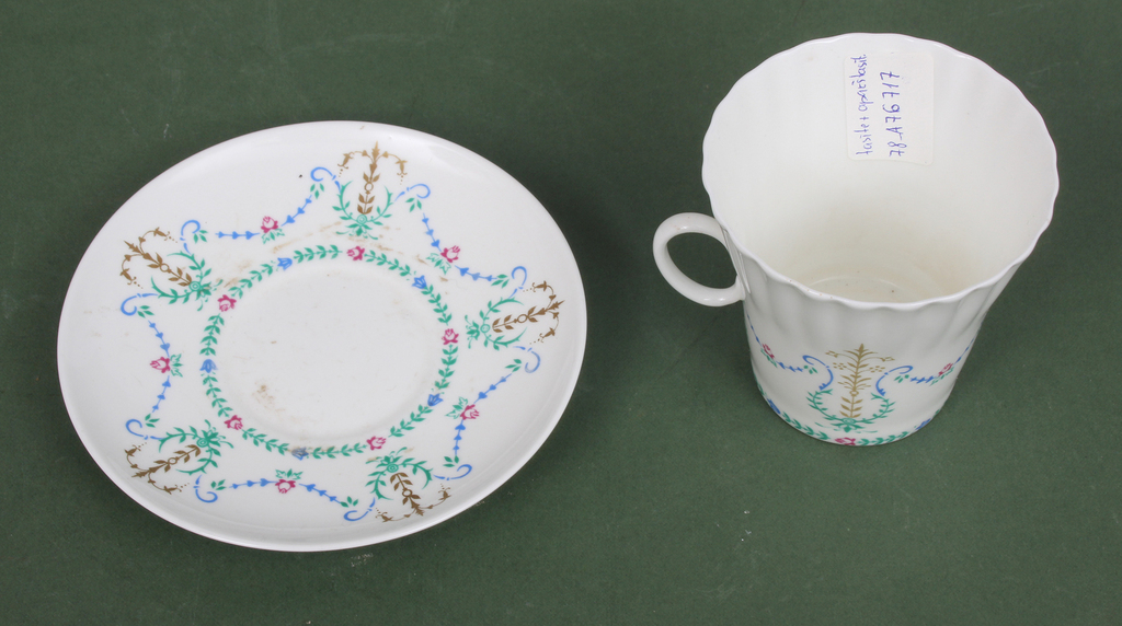 LFZ porcelain cup with saucer