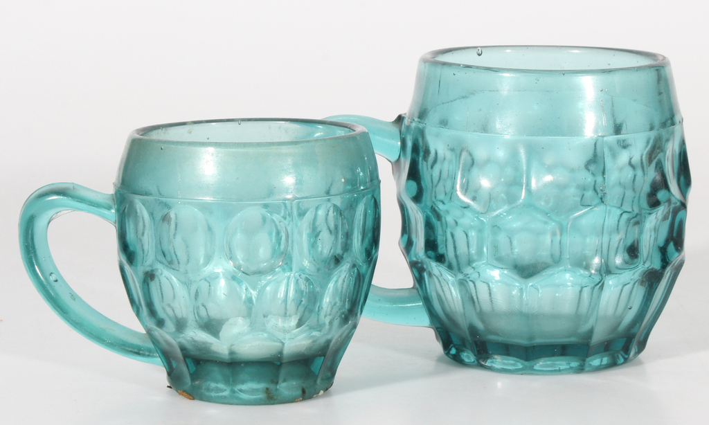 Glass beer cups (2 pcs)