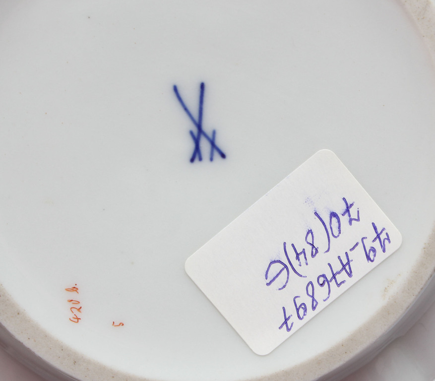 Meissen porcelain ashtray 
