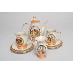 Porcelain coffee service for two persons