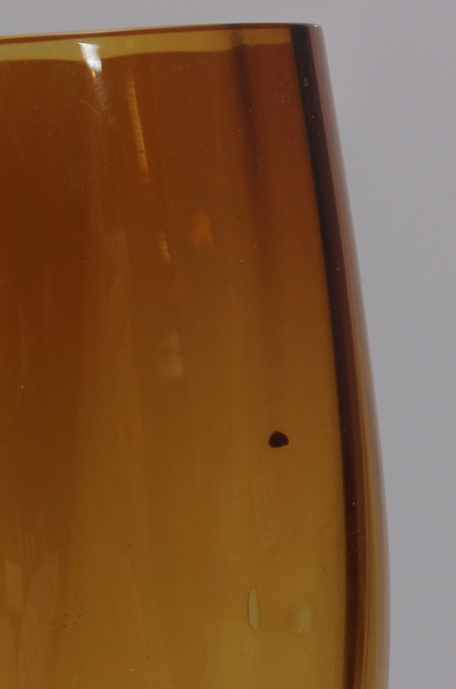 Набор стаканов медового цвета - Кувшин + 6 стаканов + 4 стакана