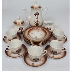 Incomplete porcelain coffee service 