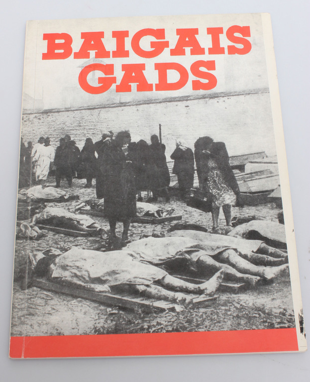 The book ''Baigais gads''