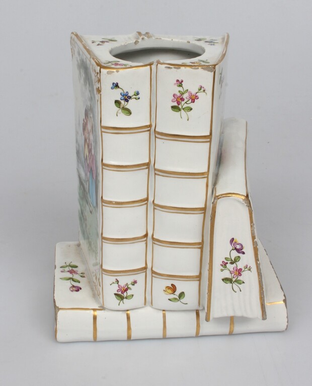Porcelain book holder