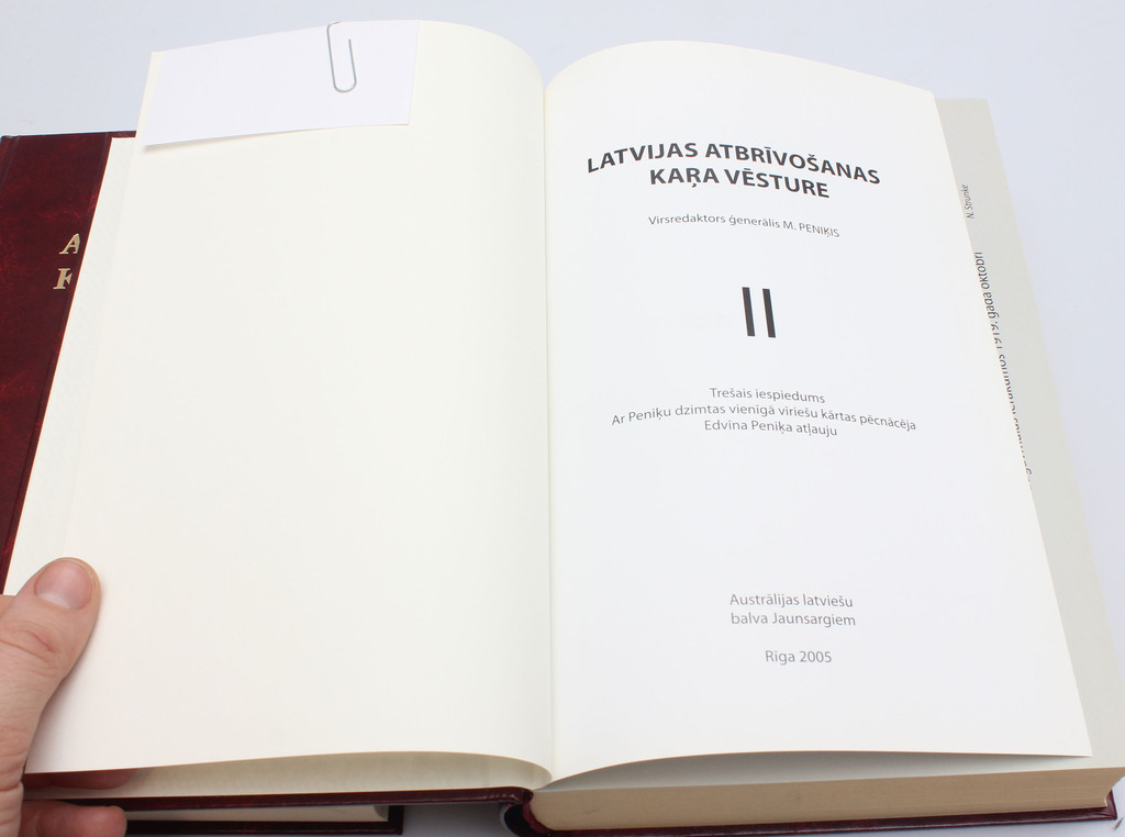  Latvijas atbrīvošanas kara vēsture (I, II)
