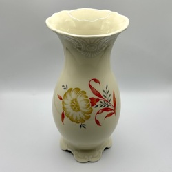 Porcelain vase from the Ivory series, handmade. Painting. Bavaria