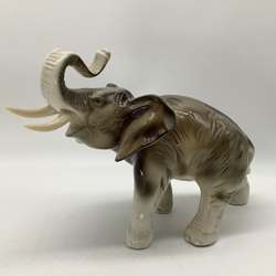 Figurine Elephant, Royal Dux. Czech Republic, 50-60 years old, without restoration. Great job.