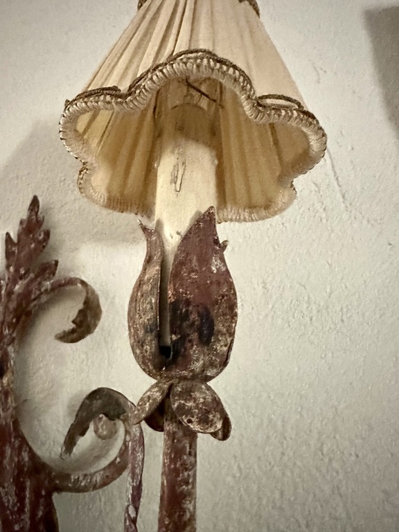 Divas venēciešu lampas ar abažūriem