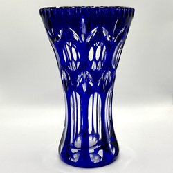 Vase Nachtmann series Bamberg. Colored crystal, hand polished. 1960
