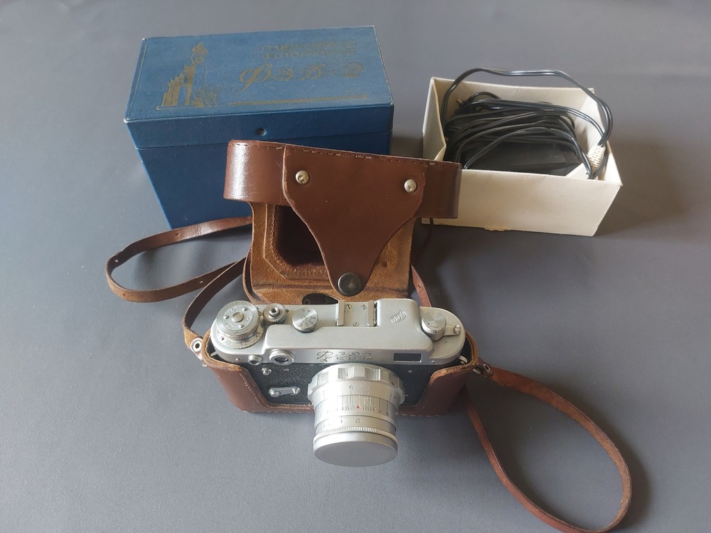Film camera FED-2 1963. In the original box, complete set. 