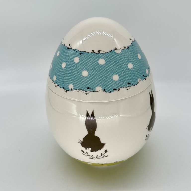 Hutschenreuther лимитированная линия пасхальный кроликов. Конфетница для шоколадных яиц. Для коллекции.