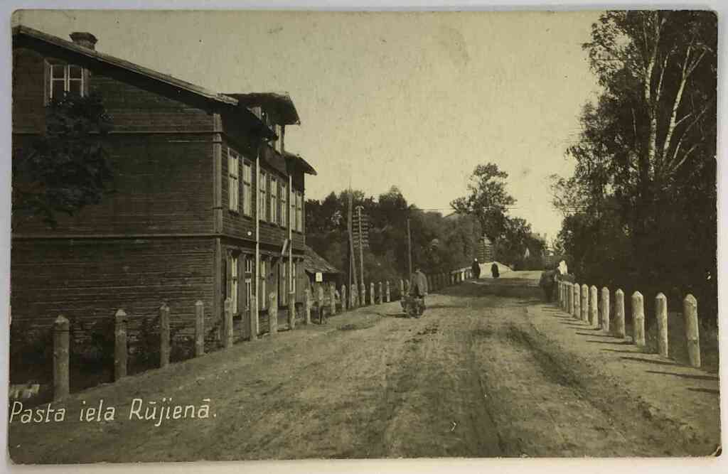 Post Street in Rūjiena