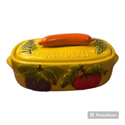FRANKFURT SAUSAGE container with lid