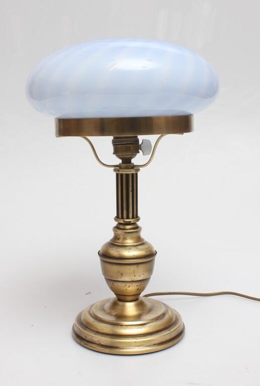 Cabinet table bronze lamp