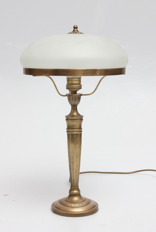 Art deco electric cabinet table lamp