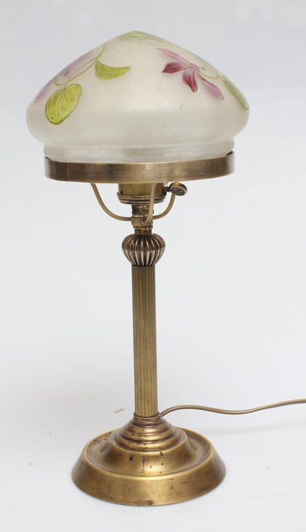 Jūgendstila elektriskā kabineta galda lampa